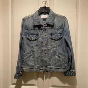 Current Elliott Jean Jacket w/ Studs